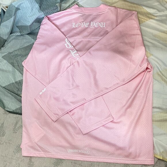 Pink Chrome Hearts Mesh Jersey - Picture 6 of 10